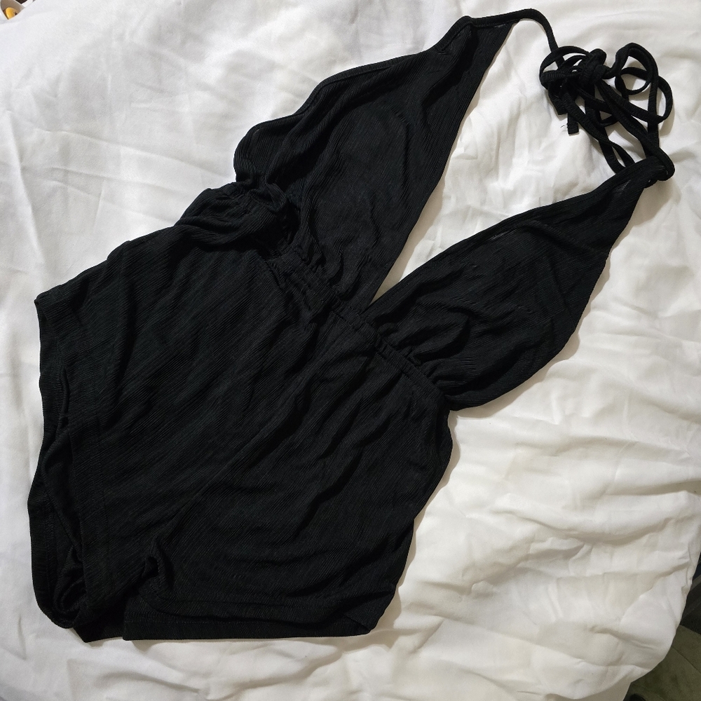 Romwe Crisscross Romper - Picture 3 of 6